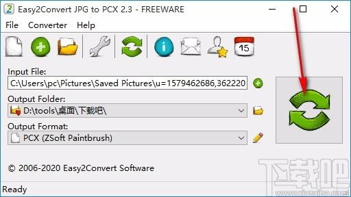 Easy2Convert JPG to PCX下载,JPG转PCX格式工具