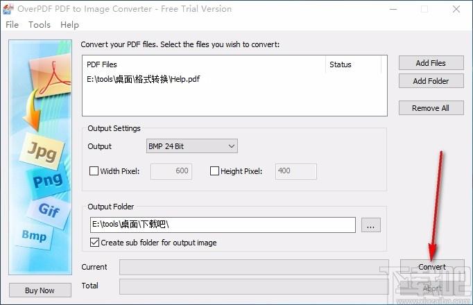 OverPDF PDF to image converter,PDF转图片,PDF转换
